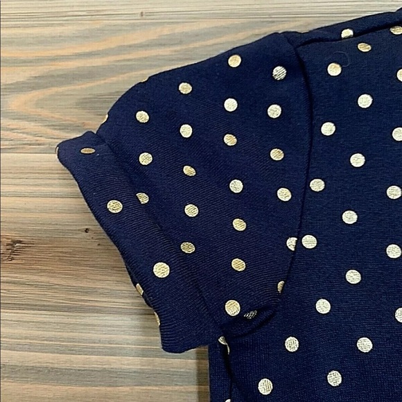 BLUSH by US ANGELS SS Fleece Jumper Sz 5/6 Navy - Picture 4 of 9